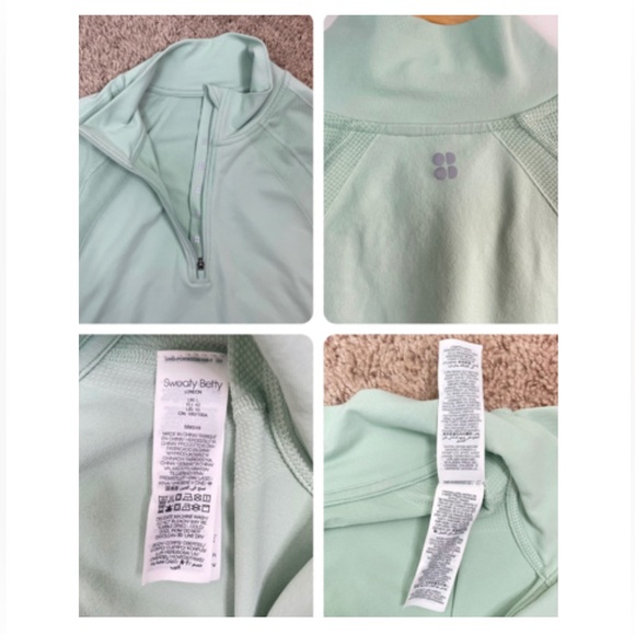 Sweaty Betty Athlete Seamless Half Zip Long Sleeve Athletic Top - Picture 10 of 16